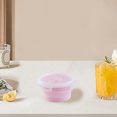 thumbnail image 4 of YAOMOBB Airtight Lunch Container Round Silicone Lunch Box Microwave Safe Foldable Sealed Lid Portable Bento Food Container for Kitchen, 4 of 7