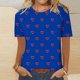 thumbnail image 5 of Camisetas Casuales de Manga Corta con Cuello de Tripulación Impresa de San Valentín Tee Gráfica Ligera Top 95% Poliéster 5% Elastano para el Uso Diario, Camiseta de Moda Cómoda, 5 of 8