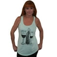 thumbnail image 2 of Wine Down Wine Lovers Themed Women's Racerback Tank Top (S), 2 of 4