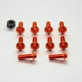 thumbnail image 5 of Aluminum Flanged Hex Bodywork Bolt M8x(1.25mm)x25mm Race Spec Etched Pack x10, 5 of 6