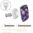 thumbnail image 3 of 12 Pack Kitchen Cabinet Knobs Starry Flamingos Dresser Knobs Drawer Knobs Drawer Pulls Door Knobs Dresser Drawer Handles Knobs for Dresser Drawers, 3 of 6