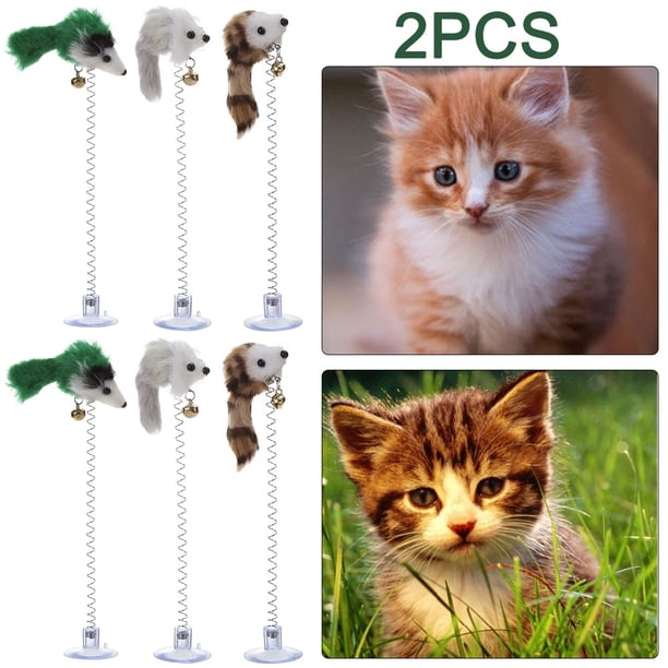 6 Uds Ratón Falso para Gatos Mini Divertidos para Gatos Sucke Inferior