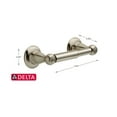 thumbnail image 3 of Liberty Hardware 228230 Toilet Paper Holder, Brushed Nickel, 3 of 3