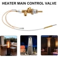 thumbnail image 3 of PRATYAHARA Gas Patio Heater Control Valve Thermocouple Sensor Dump Switch Knob Propane Fire Pit Control Pilot Port Set, 3 of 5