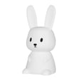 thumbnail image 1 of Lunfar Baby Bunny Night Light with 7 Light Changes Tap Control USB Charging Timer Function Bedside Lamp for Kids Bedroom Gift Toy Silicone Night Light for Children, 1 of 5