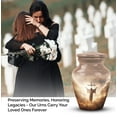 thumbnail image 4 of Jesus Christ In Front Of The Holy Cross In Sky - Urn For Dad - Mini Urns For Ashes - Funeral Urns For Human Ashes Adult - Human Ashes Urns (Size -3inch,2pcs), 4 of 5