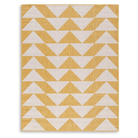 Signature Design by Ashley Thomley 8' x 10' Rug, Ivory & Yellow
