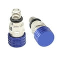 thumbnail image 3 of 2 piezas M5 0,8 mm Horquilla de purga de aire Presión para Moto Durable Azul, 3 of 6