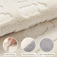 thumbnail image 2 of 3'x5' Area Rug, Yamaziot Washable Rug, Area Rug for Living Room Bedroom Dining Room, Non Slip Modern Accent Carpet, Solid Beige, 2 of 9