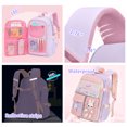 thumbnail image 5 of SANMADROLA Backpacks Bunny School Backpack Cute Backpack Laptop Bag School Bookbag, Pruple, 5 of 8