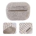 thumbnail image 4 of EeaseCA 1 Pce Casque Sans Fil Luxueux à Strass Compatible avec Airpods 3 (Blanc), 4 of 7