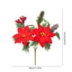 thumbnail image 3 of Ramo de Flores Artificiales de Piñas Navideñas con Asa de Flores Rojas Grandes, Agujas de Pino Artificiales, Arreglos para El Hogar, Flores Decorativas, 3 of 6