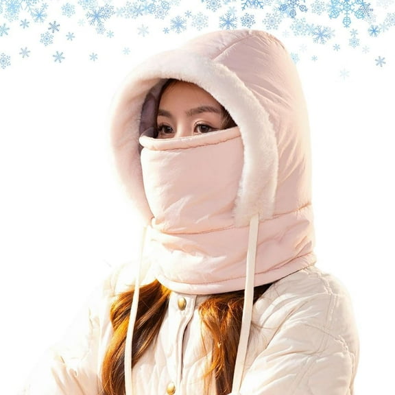 Plush Warm Full Coverage Windproof Hat with Earflaps, 2024 New Winter Hat with Ear Flaps, Mens Ladies Winter Hats for Cold