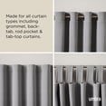 thumbnail image 4 of Umbra Cappa Double Curtain Rod Set for Window Drapery – Extends from 36 to 66 Inches and Includes 2 Adjustable Curtain Rods, Matching Finials, Brackets &amp; Hardware, Nickel, 4 of 7
