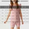 thumbnail image 3 of SROBPTY Girls Summer Outfit Sets Clothing,Kids Sets Clothing,Fashion Girls' Casual Short Sleeve Round Neck Collar Botton Solid Color Short Pants Sets, 3 of 5