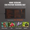 thumbnail image 4 of SKYSHALO 10"x 20.75" Seedling Heat Mat & Digital Thermostat Kit, MET-Certified, for Seed Germination, Waterproof, for Indoor Gardening, Hydroponics, Greenhouse Use, Single Pack, 4 of 9
