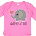 thumbnail image 3 of Inktastic Loved by My Gigi Grandma Boys or Girls Long Sleeve Baby Bodysuit, 3 of 4