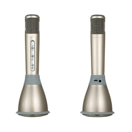 oobest K068 Mini Home KTV Karaoke Mirophone Mic Player Portable Bluetooth Speaker 2 Color Gold/Rose gold