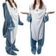 thumbnail image 1 of Shark Blanket Hoodie Shark Blanket Adult Shark Wearable Blanket Adult Super Soft Cozy Shark Sleeping BagM, 1 of 5