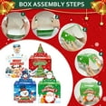 thumbnail image 6 of 4 Pack Christmas Money Box for Cash Gift Pull,Christmas Tree & Snowman & Santa & Elk Money Gift Boxes for Cash with Pull Out Card DIY Set Surprise Merry Box (Cute Christmas), 6 of 17
