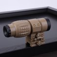 thumbnail image 2 of Mira Telescópica para Rifle Con Lupa Miras Compactas Ajustables Rifles Montaje en Riel 20mm, 2 of 9