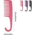 thumbnail image 3 of Wide Tooth Combs, 3 Pack Large Shower Combs with Hook for Long, Wet or Curly Hair Detangling, 3 of 5