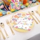 thumbnail image 5 of Decoraciones de Pascua, adornos de Pascua, regalos de Pascua, vajilla para fiesta temática de huevos de Pascua, platos de papel desechables de 7 y 9 pulgadas, juego de vasos y pañuelos de papel, plato, 5 of 6