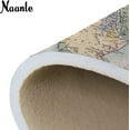 thumbnail image 6 of GZHJMY World Map Non Slip Area Rug for Living Dinning Room Bedroom Kitchen, 1.7 ' x 2.6'(20 x 31 Inches / 50 x 80 cm), Vintage World Map Educational Nursery Rug Floor Carpet Yoga Mat, 6 of 6