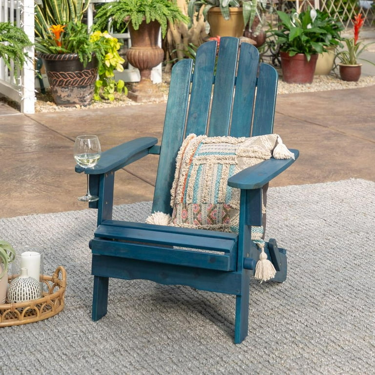 Adirondack chair with wine glass online holder