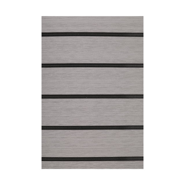 Kenally Pad Deck Teak Black Vertical Bar Sheet Soft Pads Nordic Simple Moda Personalidad para piso Habitación Baño Yacht Marine Bombillas para automóviles Gris