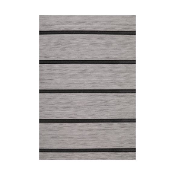Riwesomey Pad Deck EVA Teak Black Vertical Bar Sheet Antideslizante Resistente al desgaste Almohadillas blandas Habitación nórdica Barco Bombillas para automóviles Gris