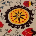 thumbnail image 4 of 3X Vintage Square Cotton Linen Lace Sun Flower Tablecloth, Washable Tablecloth Dinner Picnic Table Cloth, 4 of 7