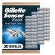 thumbnail image 1 of Cartuchos de repuesto para rastrillo Gillette Sensor Excel para hombre, 30 piezas, 1 of 8