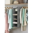 thumbnail image 3 of Whitmor 5 Section Closet Organizer - Hanging Shelves with Sturdy Metal Frame - Grey - Adult Use, 3 of 9