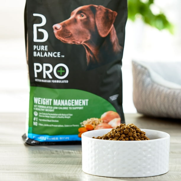 Pure Balance Pro Weight Management Chicken Oatmeal Recipe Dry Dog Food 8 lbs