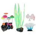 thumbnail image 4 of Accessoires de Réservoir de Poisson, Décorations d'Aquarium 4pcs Incandescent Décorations d'Aquarium Incandescent Plantes d'Aquarium Incandescent Conception à l'Épreuve du Temps, 4 of 14