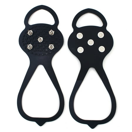 

Universal Non-Slip Gripper Spikes Anti-Slip Over Shoe Durable Cleats with Good Elasticity Easy To Pull On or Take Off New