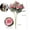 D, variant on 15 HeadsFake Roses Artificial Flowers for Outdoors Spring Valentines Day Decorations, UV Resistant Fake Flower Bouquet Faux Silk Roses for Wedding Home Cemetery Summer Decor