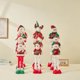 thumbnail image 3 of Nuevos artículos de decoración navideña, figuritas retráctiles de Papá Noel, muñeco de nieve, juguetes de alce, muñeco de tela de lentejuelas de felpa, decoraciones navideñas, 3 of 4