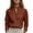 Brown-Shirts for women, variant on FNFYFH Long Sleeve Cotton Shirts for Women V Neck Mandarin Collar Shirt Business Casual Tops