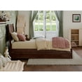 thumbnail image 5 of AFI Casanova Twin Solid Wood Platform Bed with Panel Footboard and Twin Trundle, Walnut, 5 of 15