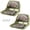 Camouflage, variant on Garvee Boat Seat Set of 2 – Folding Low Back Marine Chairs with Thick Padded Cushion, Waterproof, for Fishing, Jon Boats, Speedboats, Light Green