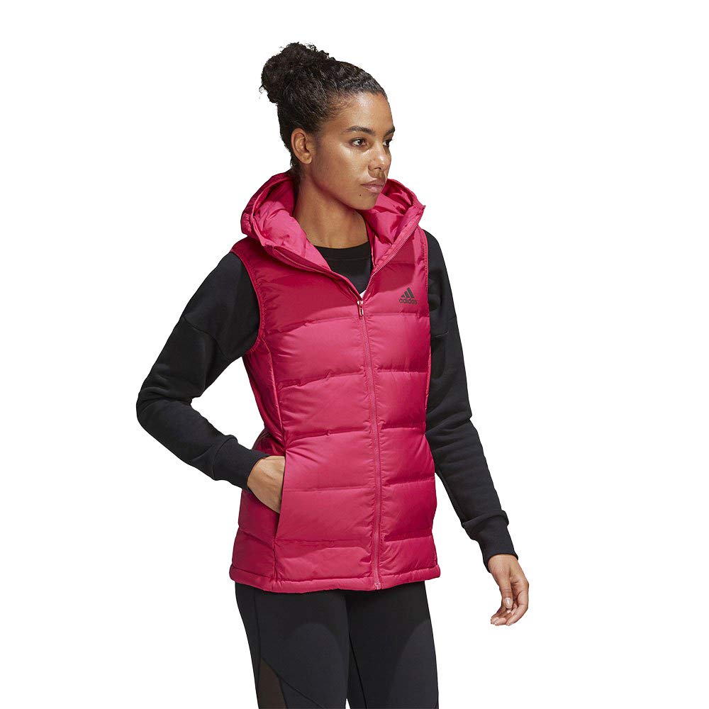 adidas Outdoor womens Helionic Down Vest Bold Pink X-Small | Walmart Canada