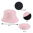 thumbnail image 3 of Baqcunre Bucket Hats for Men Unisex Double Side Wear Reversible Bucket Hat Trendy Cotton Twill Canvas Sun Fishing Hat Fashion Cap Bucket Hats for Woman Sun Hats for Women Sun Hats for Men, 3 of 4