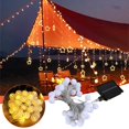 thumbnail image 1 of Feltree 10M Solar LED Ball String Lights (80 Bulbs), 2.5cm Weatherproof Decorative Lighting for Garden, Camping, Patio, and Holiday Parties, 1 of 8