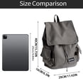 thumbnail image 6 of Canvas Backpack Vintage Backpack Daypack for Men Women Laptop Travel Rucksack, 6 of 6