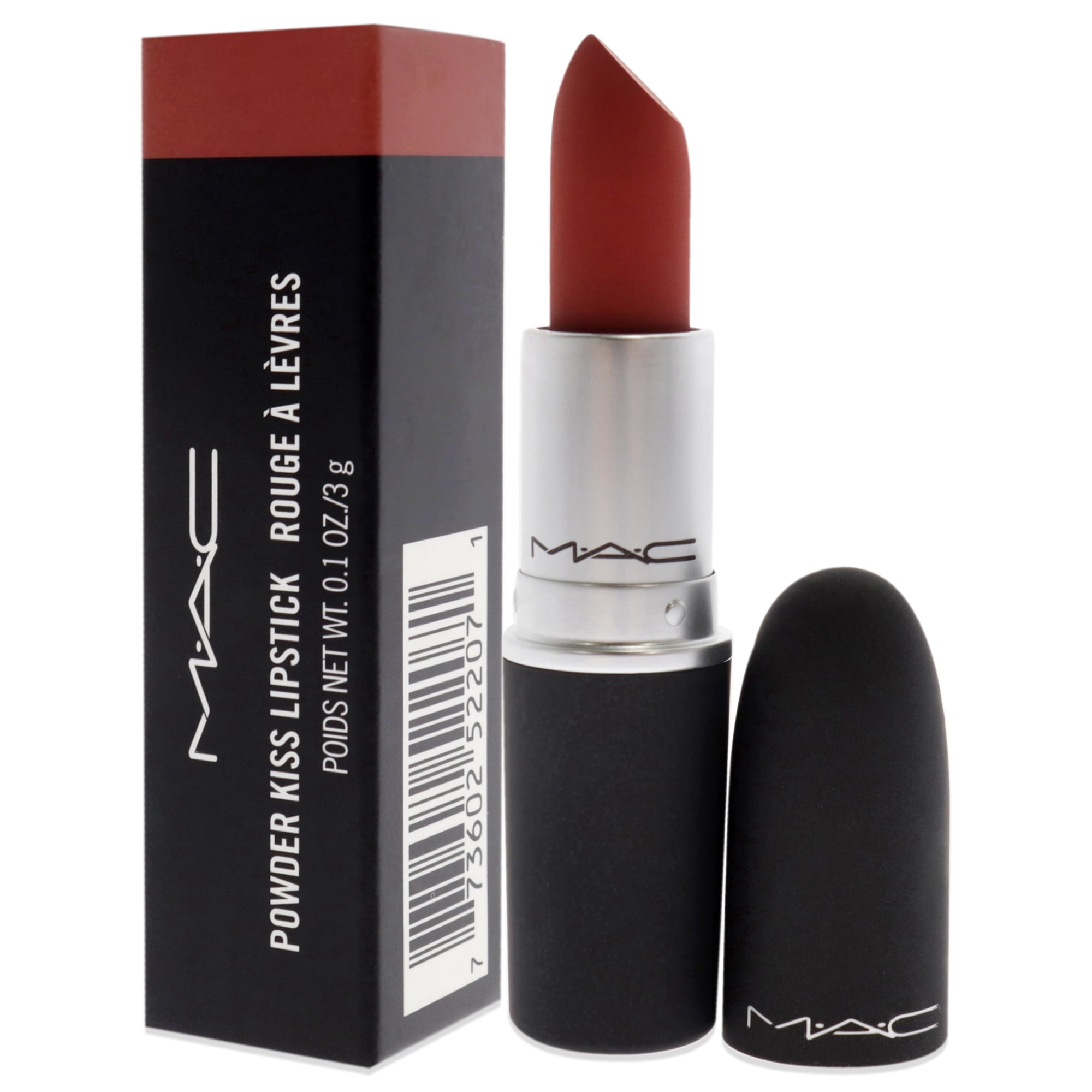MAC Powder Kiss Lipstick - 316 Devoted To Chili 0.1 oz Lipstick