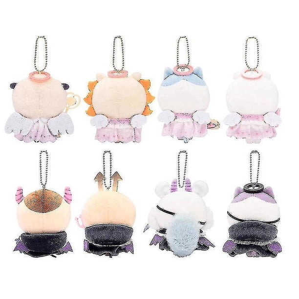 アイドル devil&angel penpen plush magnet keyring 🔟 Devil&Angel PenPen Plush Magnet Keyring (9.5cm) 펭펭이 인형
