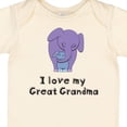 thumbnail image 4 of Inktastic I Love My Great Grandma Elephant Boys Baby Bodysuit, 4 of 5