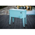 thumbnail image 2 of Permasteel Patio Cooler 80QT, 100 Cans - Turquoise, 2 of 4